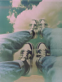 a pair of blue jeans